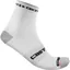 Castelli Rosso Corsa Pro 9 Socks in White