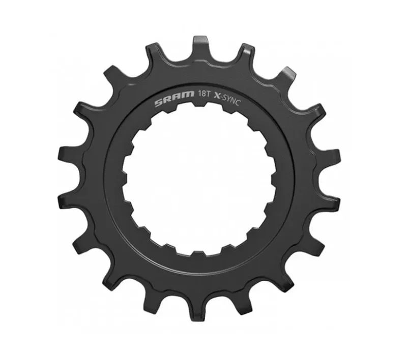 Sram X-Sync Bosch Motors 18-tooth Straight Steel Sprocket in Black