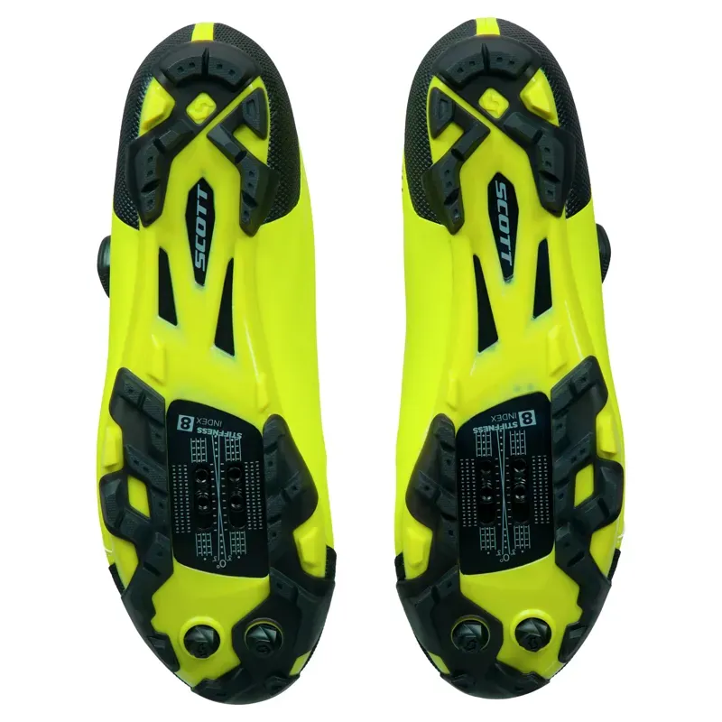 Scott MTB Team Boa Shoes in Yellow-3