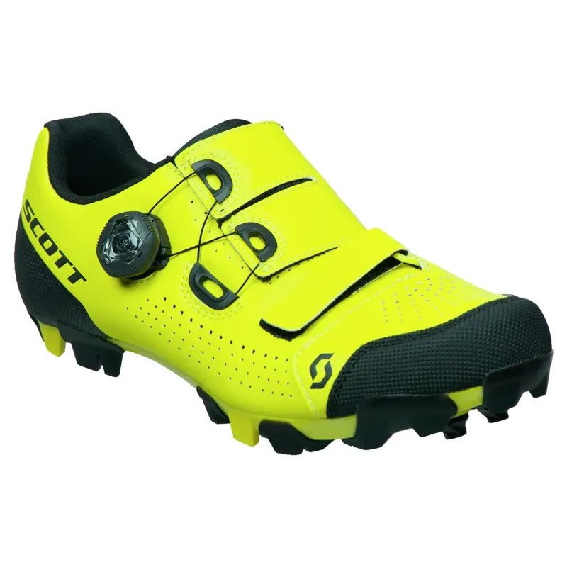 Scott MTB Team Boa Shoes in Yellow-2