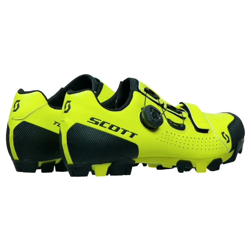 Scott MTB Team Boa Shoes in Yellow-1