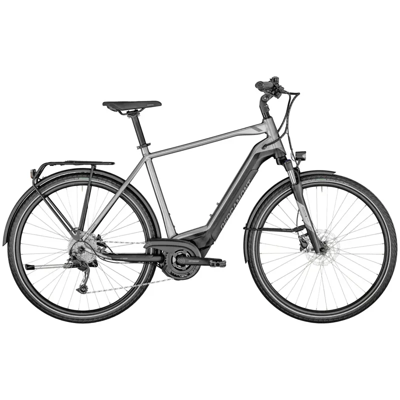 2022 Bergamont E-Horizon Tour 500 Gent Electric Bike in Chrome
