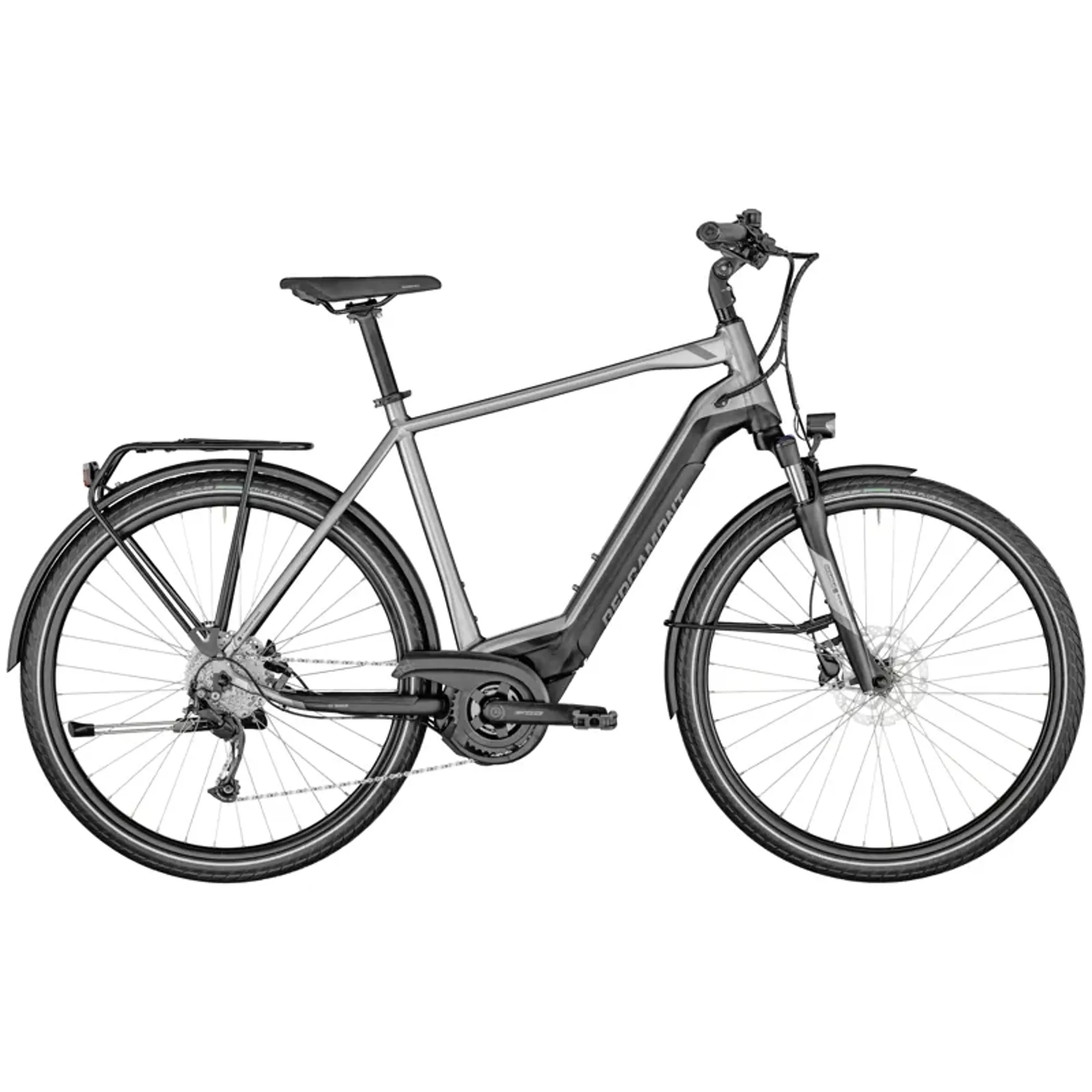 2022 Bergamont E-Horizon Tour 500 Gent Electric Bike in Chrome