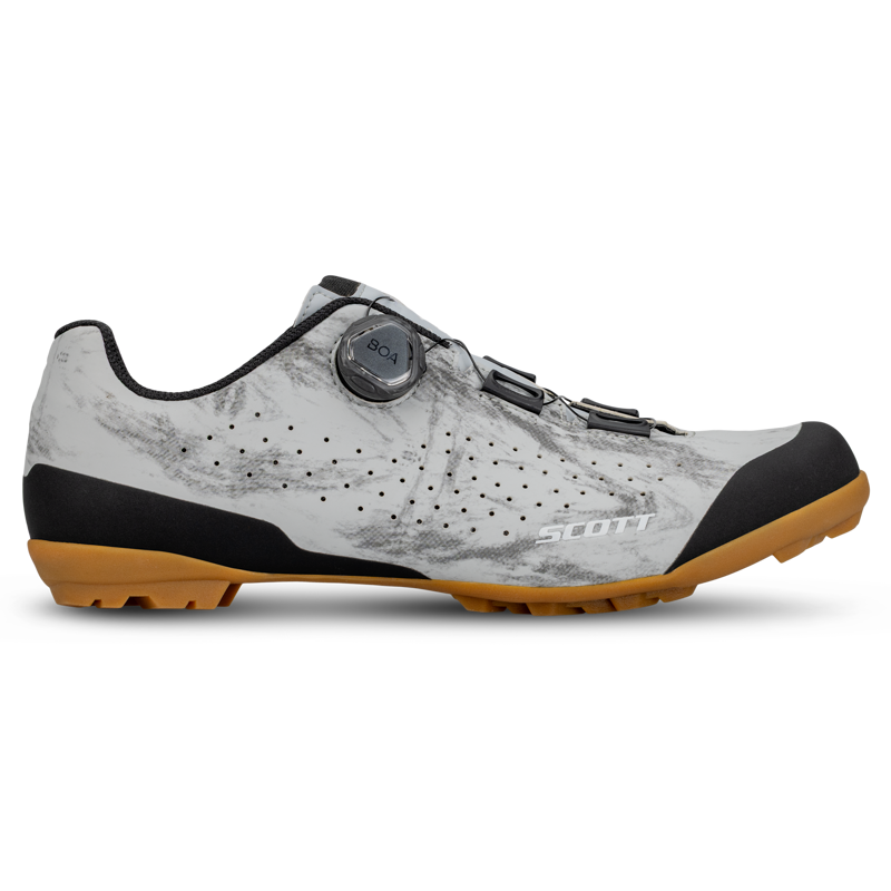 Scott Gravel Pro Shoes in White/Grey-2