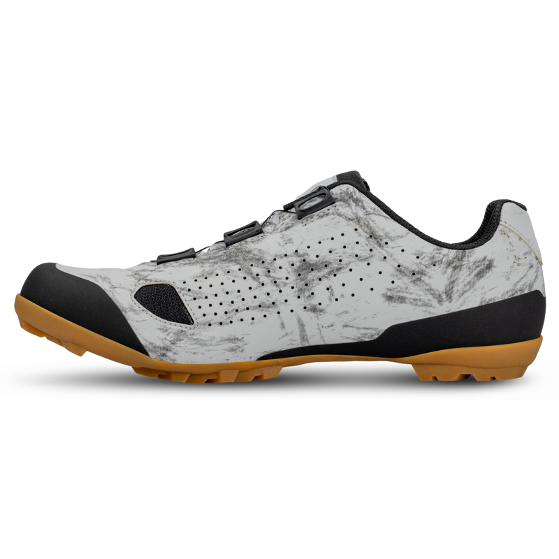 Scott Gravel Pro Shoes in White/Grey-3