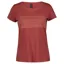 Scott Women's Stripes SS T-Shirt in Burnt Red