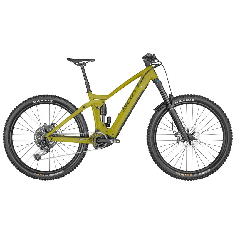 Scott Ransom eRIDE 910 Electric Mountain Bike in Yellow