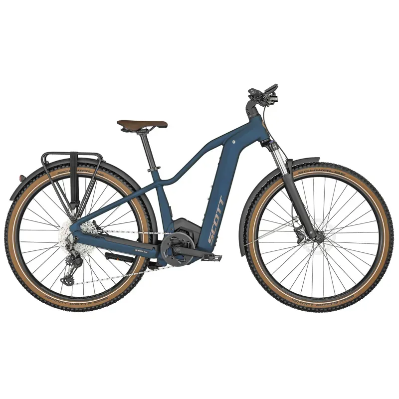 Scott Axis eRIDE 20 Women's Electric Hybrid Bike in Blue