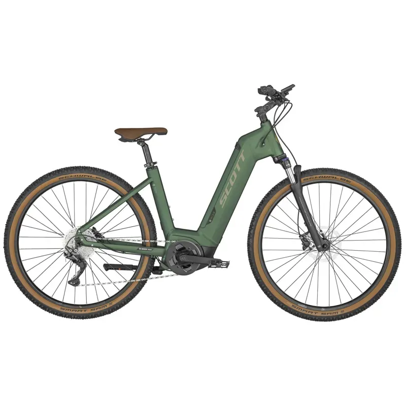 Scott Sub Cross eRIDE 10 Electric Hybrid Bike in Green