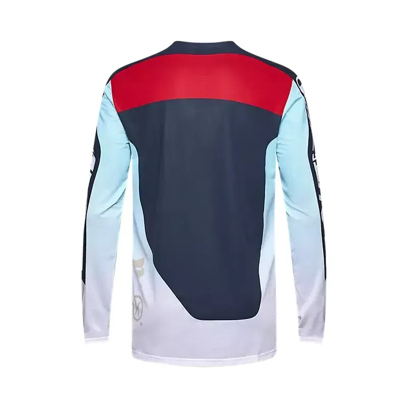 Fox Flexair Elevated Long Sleeve Jersey in Midnight Blue-1