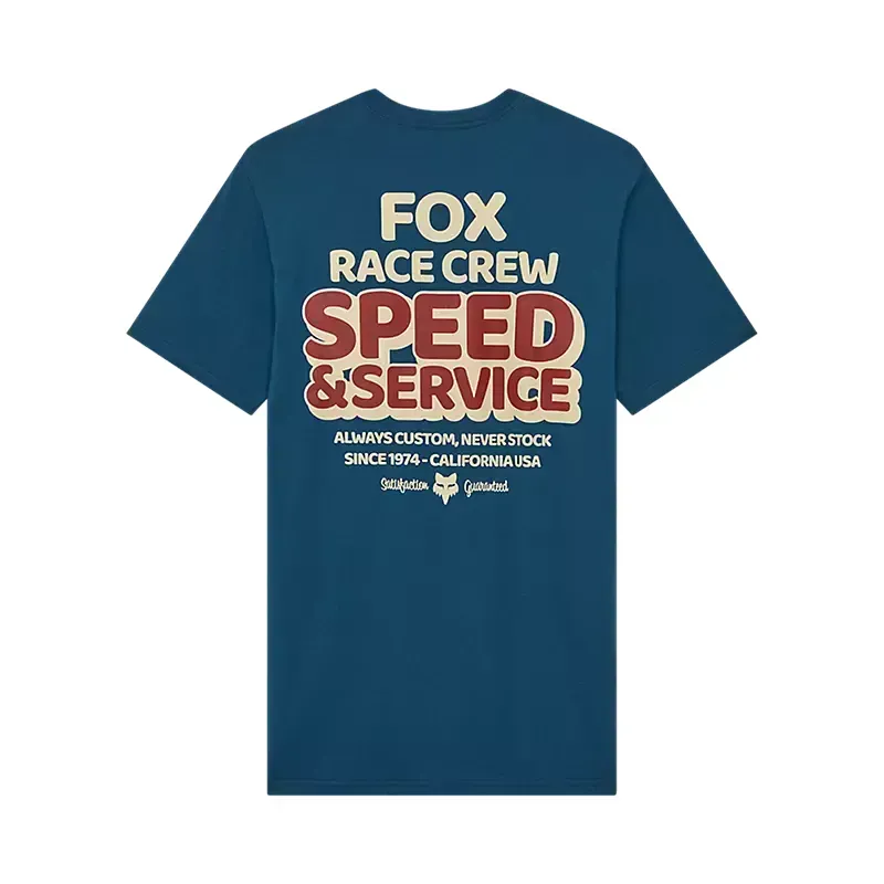 Fox Always Custom Premium Tee In Twilight Blue-1