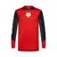 Fox Defend Elevated Long Sleeve Jersey in Fluorescent Red
