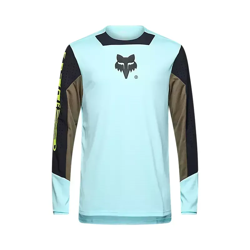 Fox Defend Elevated Long Sleeve Jersey in Light Blue