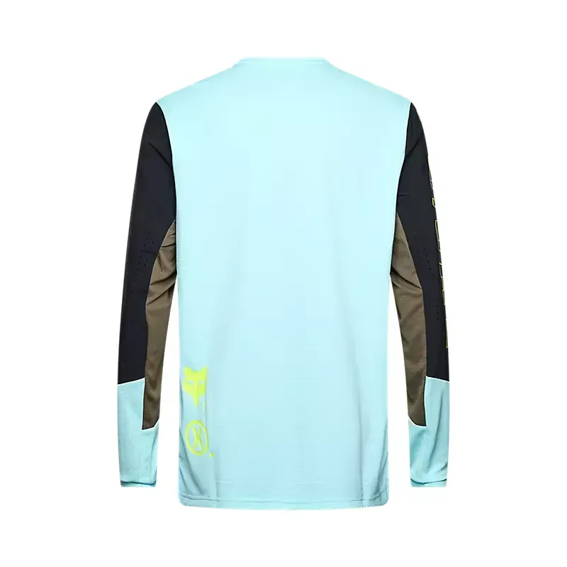 Fox Defend Elevated Long Sleeve Jersey in Light Blue-1