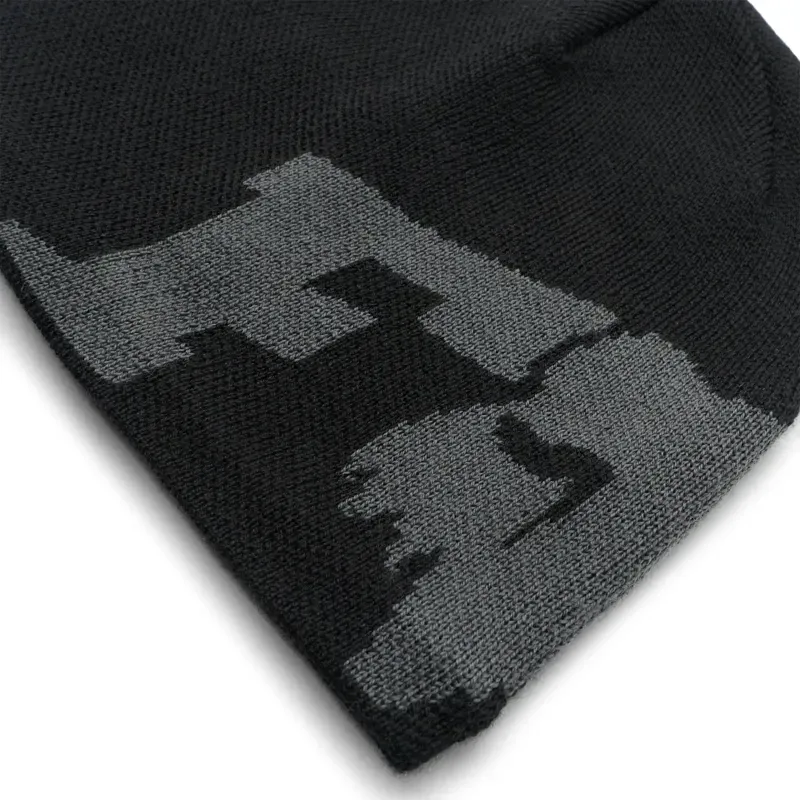 Fox F Head X Jacquard Beanie in Black-2
