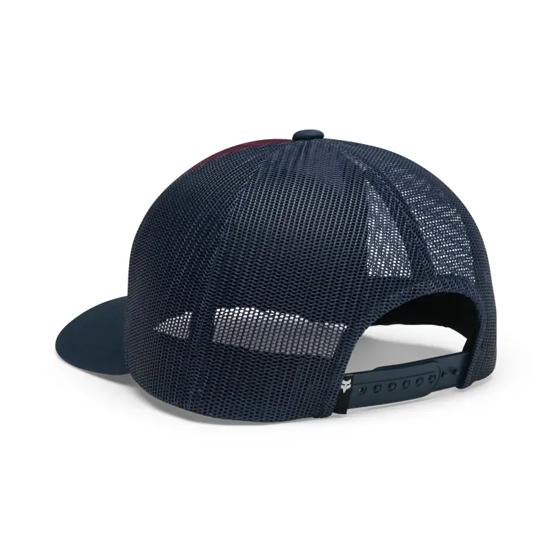Fox Coldpress Snapback Hat in Dark Maroon-1