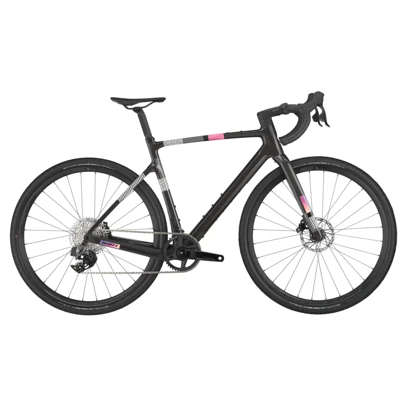 Scott Addict Gravel 30 Bike In Carbon Black