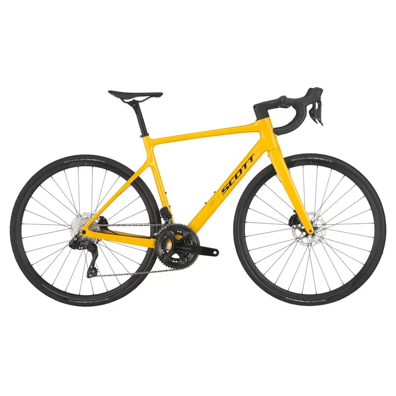 Scott Addict 40 Endurance Road Bike In Bahama Yellow