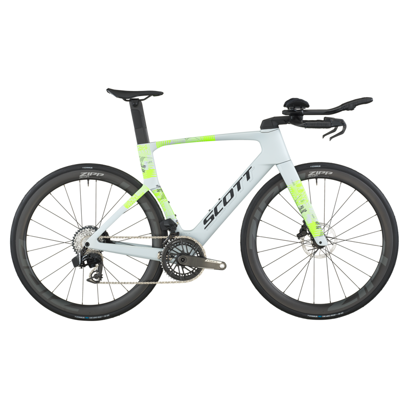 Scott Foil RC Triathlon Bike in Cumulus White