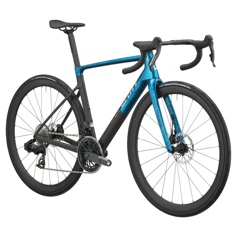 Scott Addict RC Team Road Bike in Watery Blue/Carbon Black-1