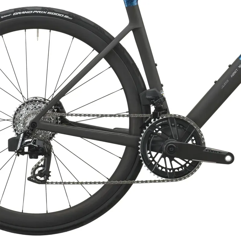 Scott Addict RC Team Road Bike in Watery Blue/Carbon Black-3
