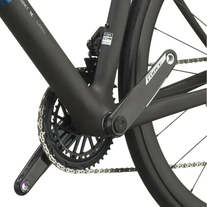 Scott Addict RC Team Road Bike in Watery Blue/Carbon Black-6