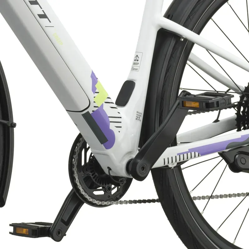 Scott Sweep 10 E-Hybrid Bike in Signal White-7