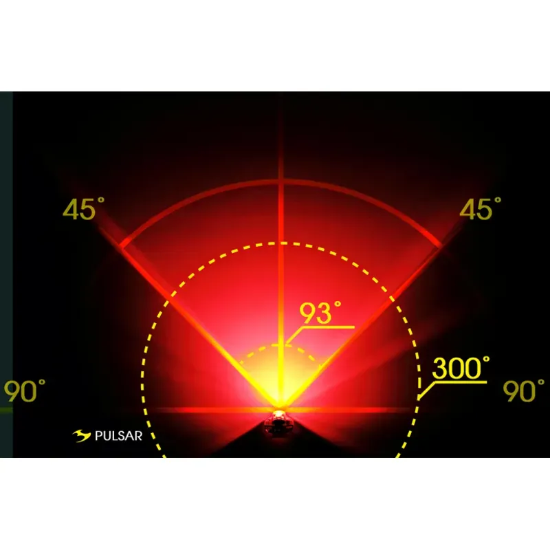 Moon Pulsar Rear Light In Red-1