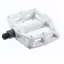 DMR V6 Cro-Mo Axle Plastic Flat Pedal in White