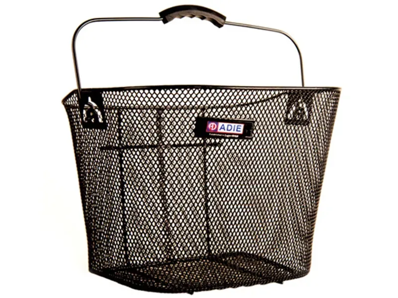 Adie Mesh Basket with Metal Bracket in Black