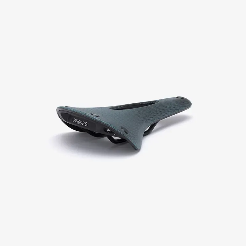 Brooks C17 Cambium Carved 162mm Steel Rail Saddle in Octane Blue