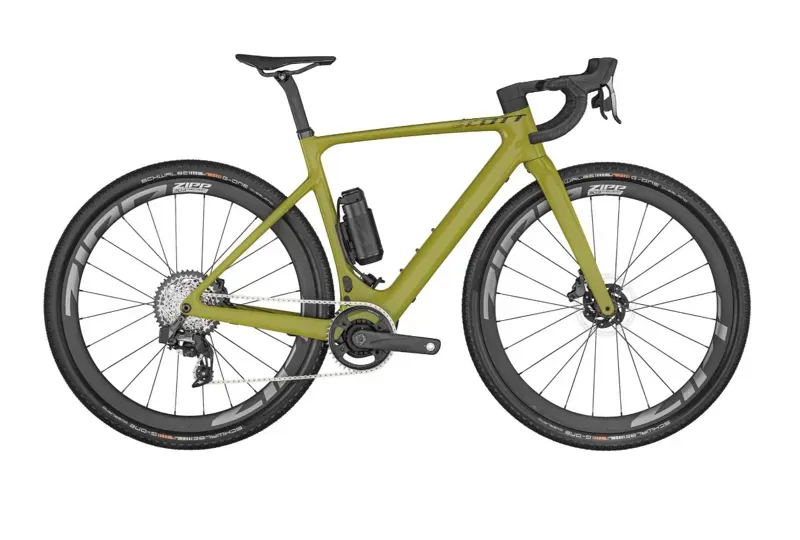 SCOTT SOLACE GRAVEL eRIDE 10 BIKE IN YELLOW