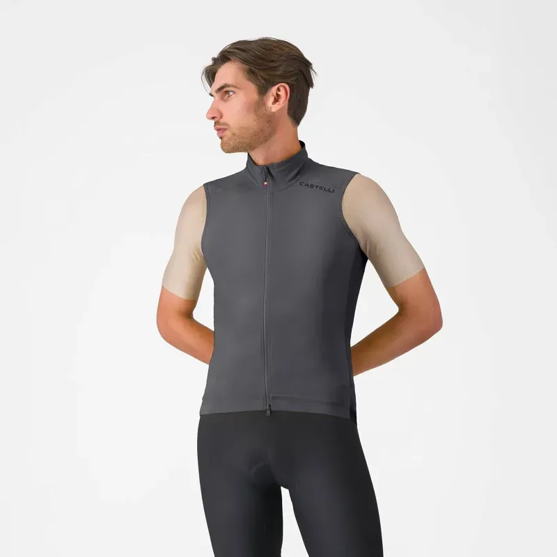 Castelli Espresso 2 Vest in Smoky Grey