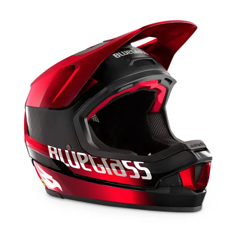 Bluegrass Legit Carbon Helmet in Black/Metallic Red