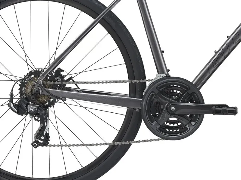 2021 Giant Escape 3 Disc Hybrid Bike in Metallic Black-3