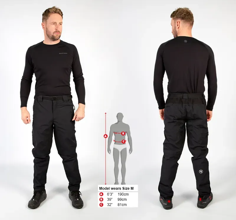 Endura Hummvee Zip Off Trousers II in Black-1