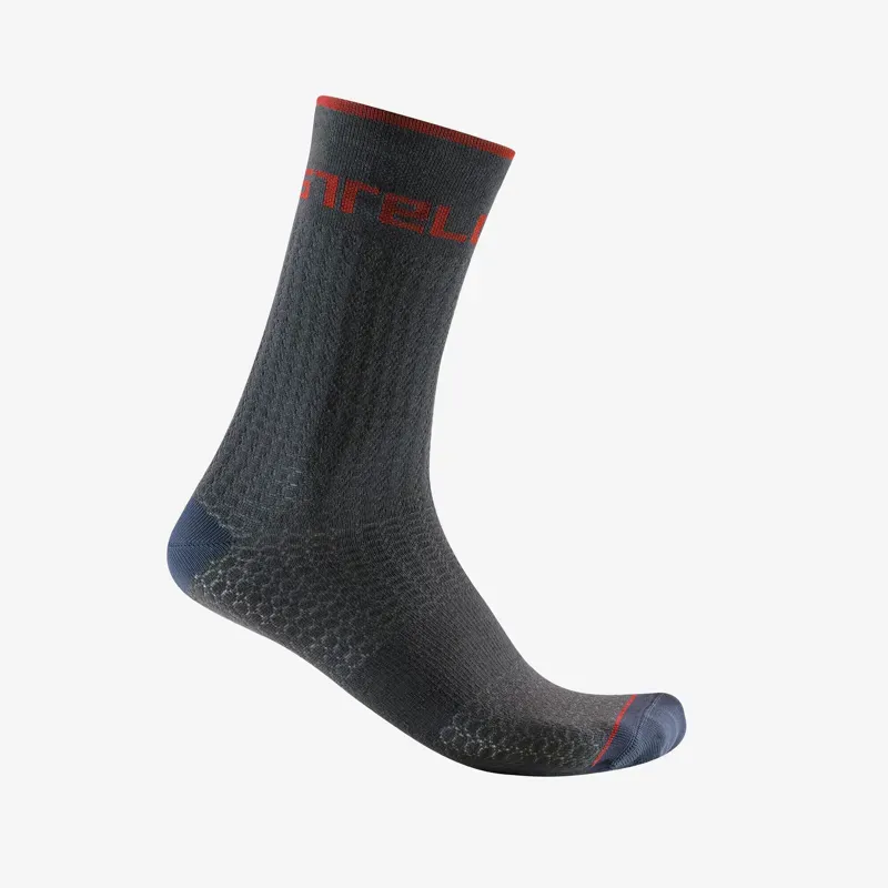 Castelli Distanza 20 Socks in Dark Gray