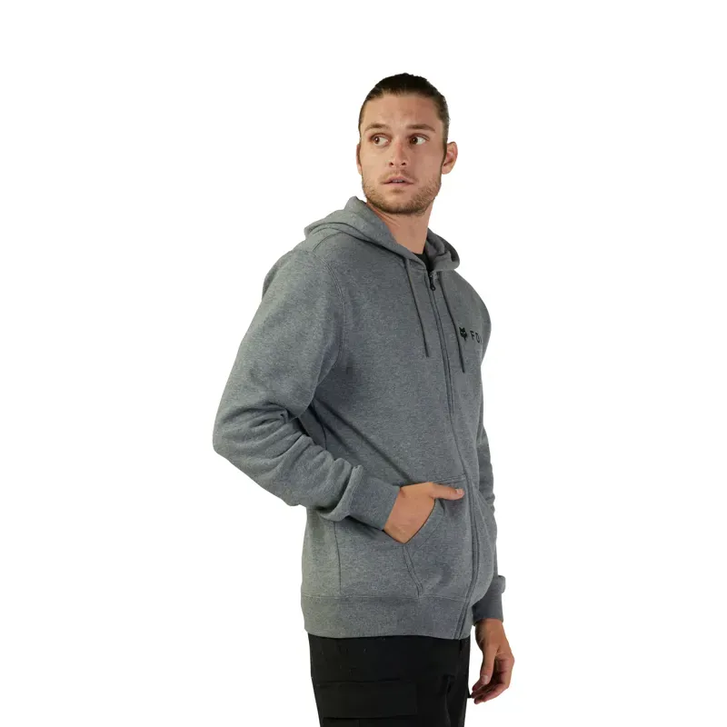 Fox Absolute Zip Fleece Hoodie in Heather Graphite-2