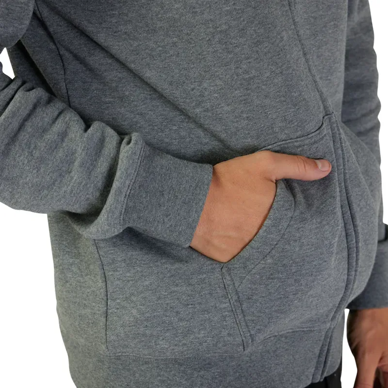 Fox Absolute Zip Fleece Hoodie in Heather Graphite-3