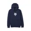 Fox Head Pullover Hoodie in Midnight