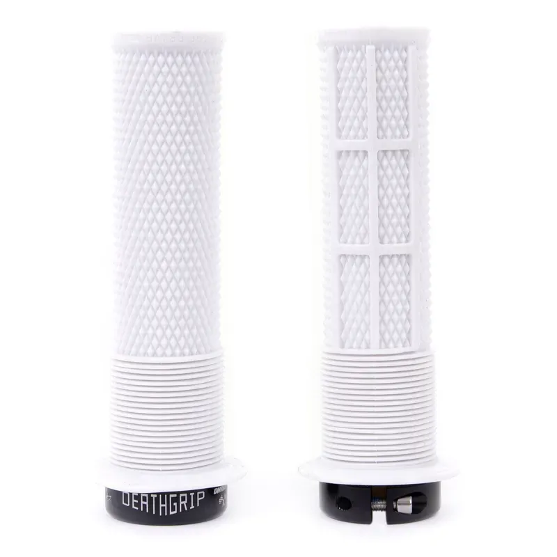 DMR Brendog DeathGrip Flange Thin MTB Grips in White