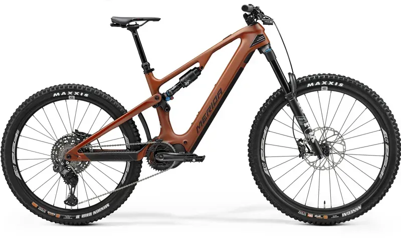 Merida eOne-Sixty 8000 E-Mountain Bike In Silk Brown/Black