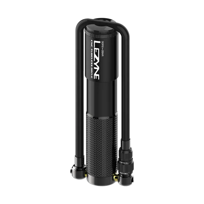 Lezyne CNC CO2 Tubeless Drive Hand Pump in Black