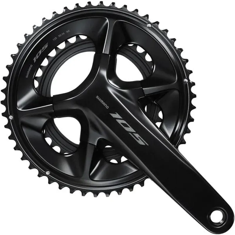 Shimano 105 R7100 12 Speed Chainset in Black