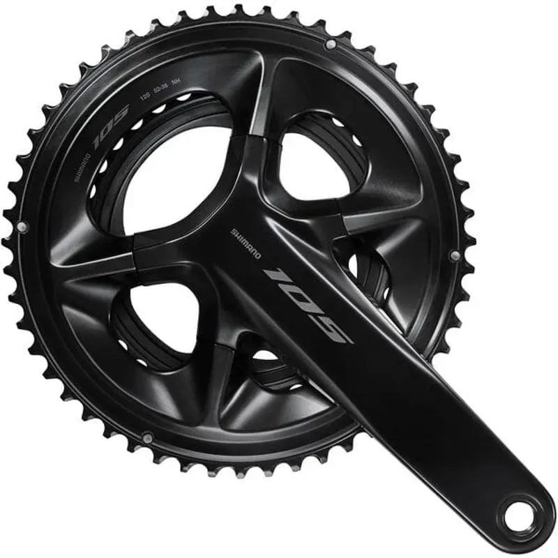 Shimano 105 R7100 12 Speed Chainset in Black-2