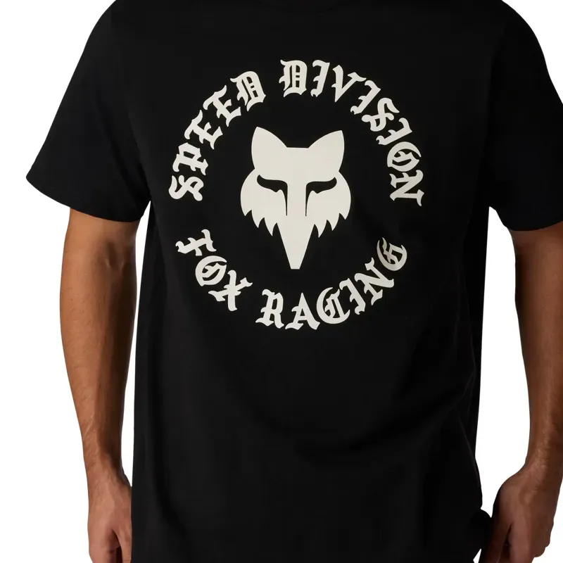 Fox Badge 195 Original T-Shirt in Black-4