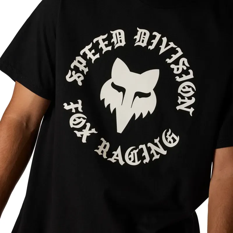 Fox Badge 195 Original T-Shirt in Black-5