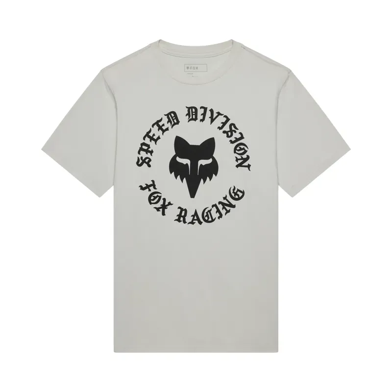 Fox Badge 195 Original T-Shirt in Light Grey