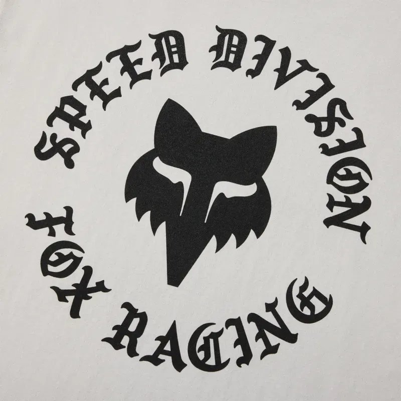 Fox Badge 195 Original T-Shirt in Light Grey-3