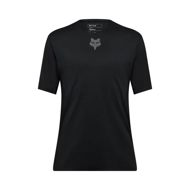 Fox Flexair Short Sleeve Jersey in Black
